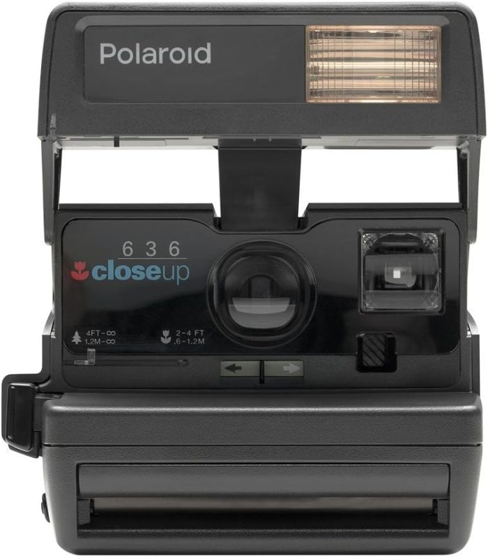 Impossible Polaroid 600 Square Black One Step Camera, Black (PRD541) - Image 2