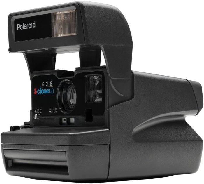 Impossible Polaroid 600 Square Black One Step Camera, Black (PRD541) - Image 4