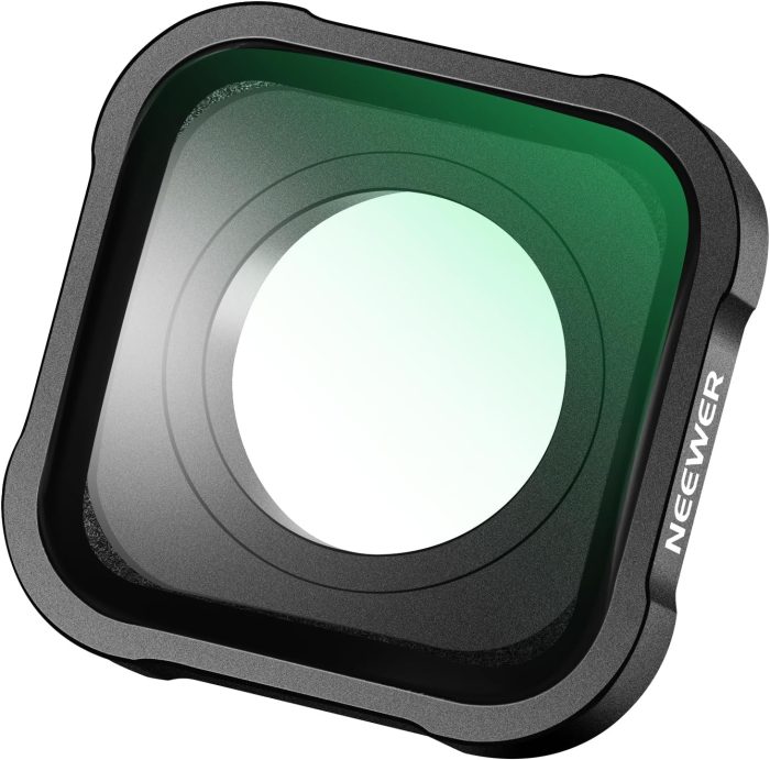 NEEWER 15X Magnification Lens 7-10cm Focal Distance for Macro Photography Close Up, Compatible with GoPro Hero 13 12 11 10 9 Action Camera, Not Waterproof, LS-31