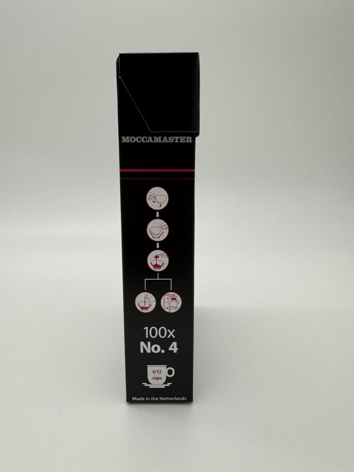 Technivorm Moccamaster #4 White Paper Filters, 100-count per box - Image 6
