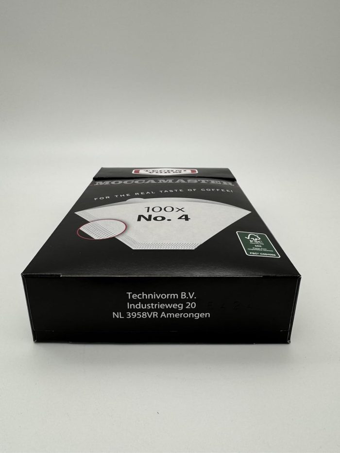 Technivorm Moccamaster #4 White Paper Filters, 100-count per box - Image 10